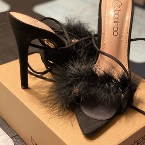 Scrappy Boohoo Fur Heels